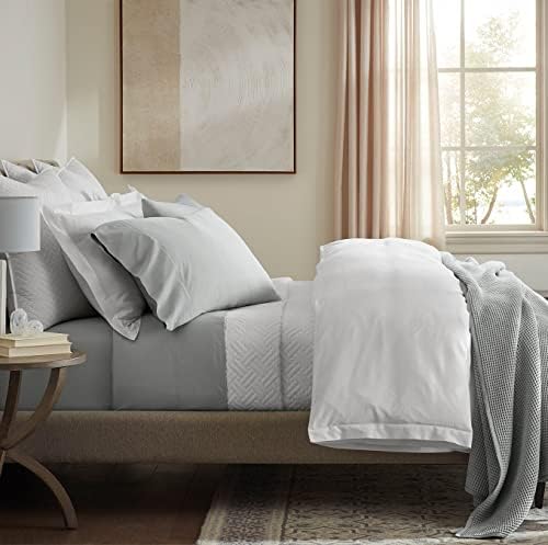 Boll Branch Percale Hemmed Sheet Set - Cooling Breathable 100 Organic Cotton