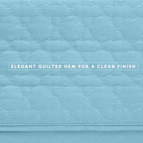 Elegant Comfort 4-Piece Quilted Bed Sheet Set