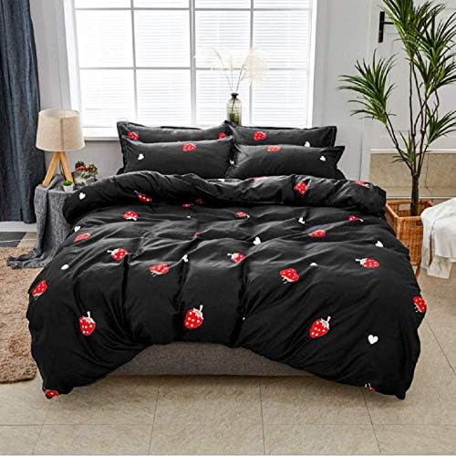 Erosebridal Strawberry Duvet Cover Set Queen Size