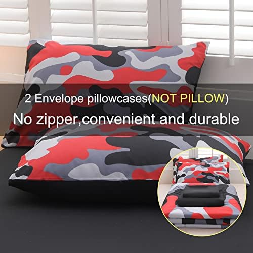 Meeting Story Camouflage Comforter Set 5PCS Full