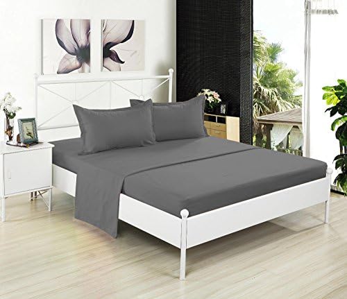 DESTINY 100 Cotton Twin XL Sheet Set - 3 PC Grey