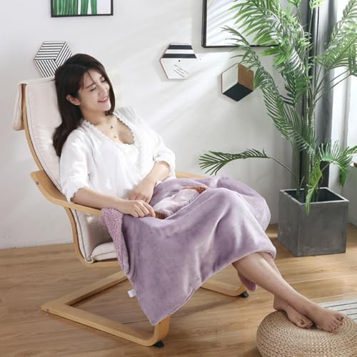 USB Rechargeable Electric Throw Blanket with Temperature Control