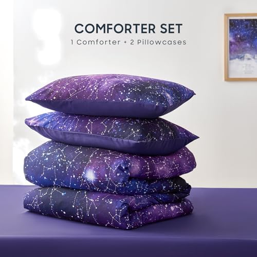 Wake In Cloud - Constellation Comforter Set for Teens