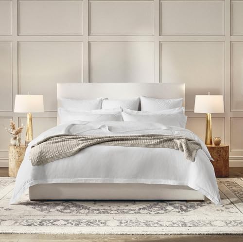Boll Branch Percale Hemmed Sheet Set - Twin XL White