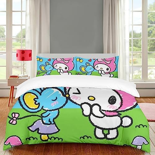 DIEZ Cartoon My Bunny Melody Comforter Set Reversible 3 Piece