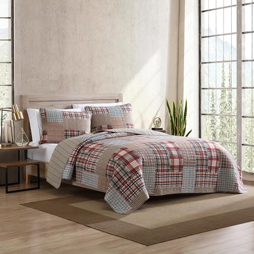 Eddie Bauer King Quilt Set - Hawthorne Brown