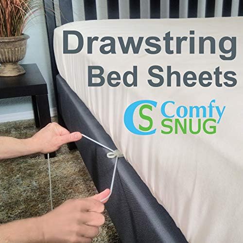 Comfy-Snug Twin XL Cream Microfiber Bed Sheet Set