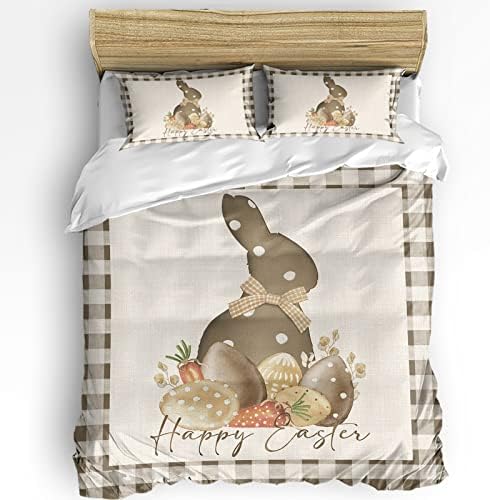 OComster California King Duvet Cover Set with Pillowcases