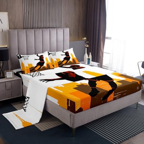 Erosebridal Ball Game Bedding Set for Boys Full Size