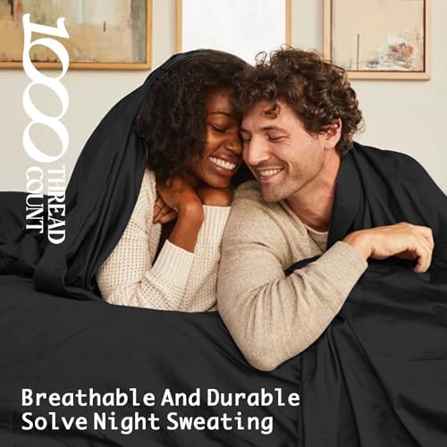 1000 Thread Count Egyptian Cotton King Size Sheets Set