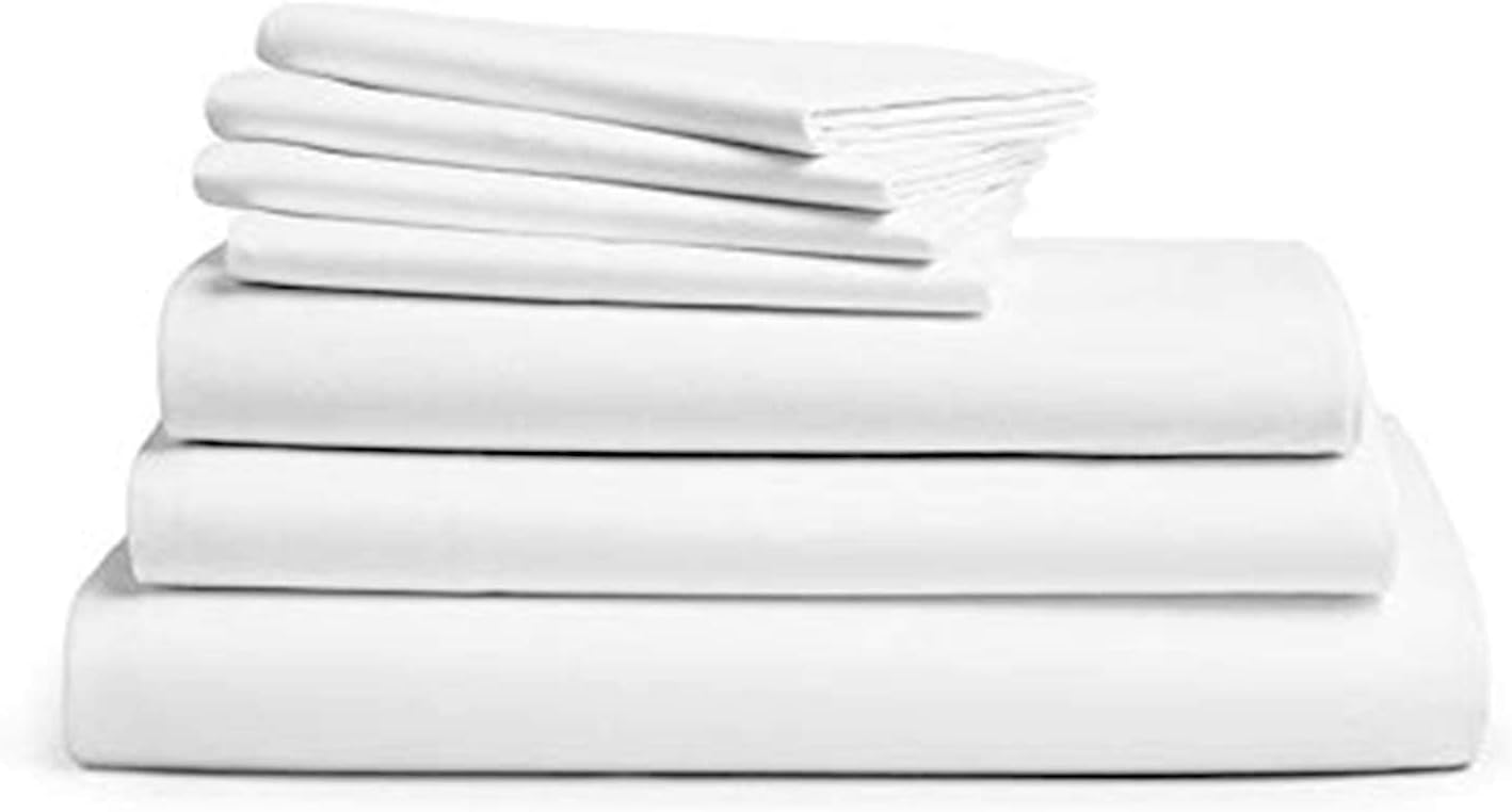Brooklinen Luxury Sateen Sheet Set 7 Piece King Size White