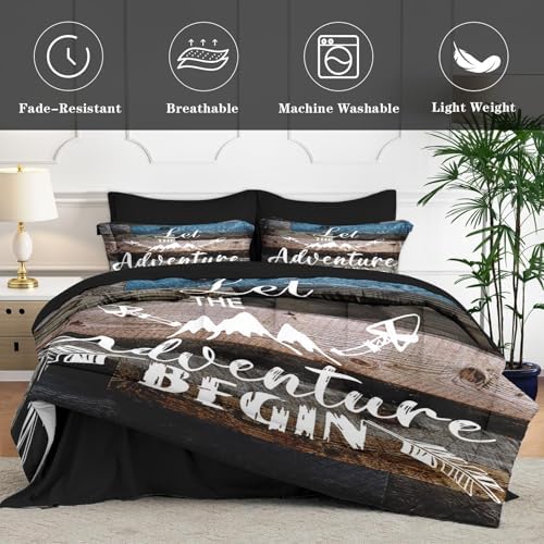 WeCozy 7 Pcs Queen Comforter Set with Shams Pillowcases