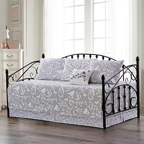 Home Soft Things Birdsong Gray Quilt Set Daybed Size
