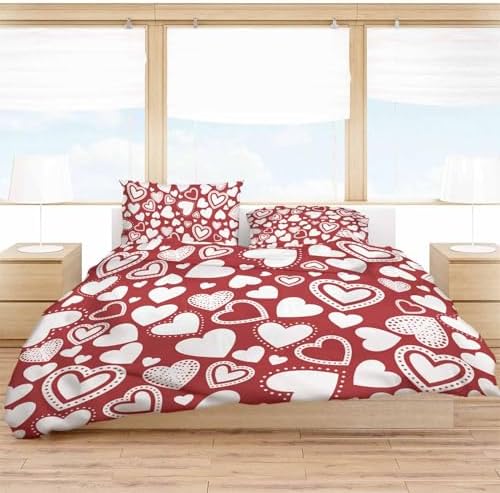 ZOE GARDEN Valentines Bed Duvet Cover Set