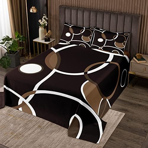 Erosebridal Modern Geometric Bedspread Set