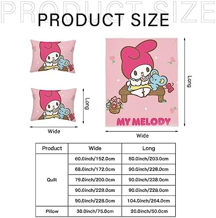 DIEZ Cute Bunny Comforter Set for Kids Queen Size