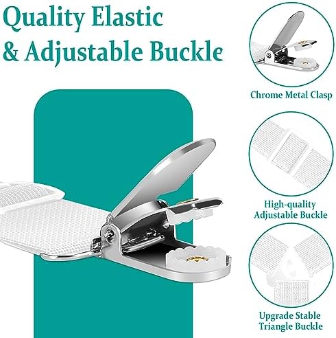 Tuyeabc Bed Sheet Straps 3 PCS Adjustable Crisscross Clips