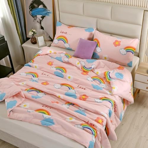 SDY Rainbow Comforter Set Twin Bed in a Bag 1