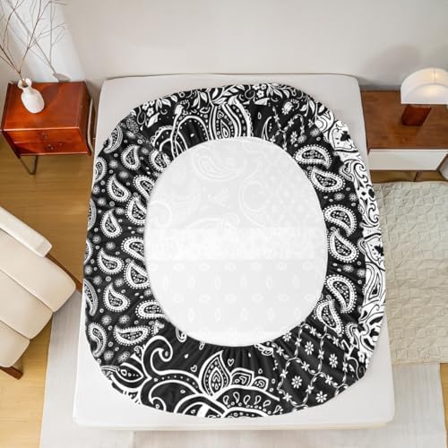 Castle Fairy Paisley Floral Fitted Sheets Twin Set 2Pcs