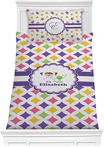Personalized Girls Astronaut Comforter Set Twin XL