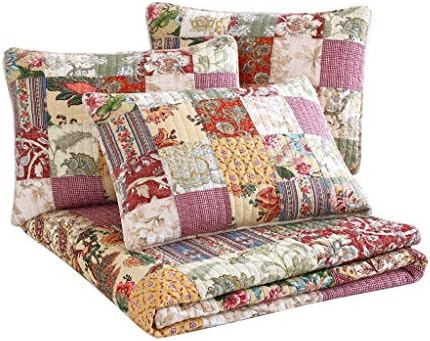 Chezmoi Delaney 5-Piece Floral Patchwork Daybed Cover Set