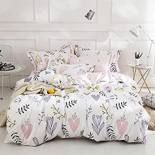 OTOB Soft Pink Floral Duvet Cover Set