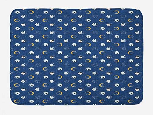 Ambesonne Cartoon Bath Mat with New Year Design 1