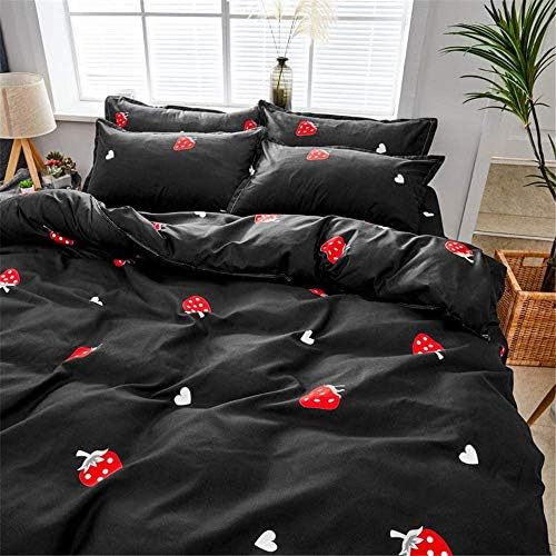 Erosebridal Strawberry Duvet Cover Set Queen Size