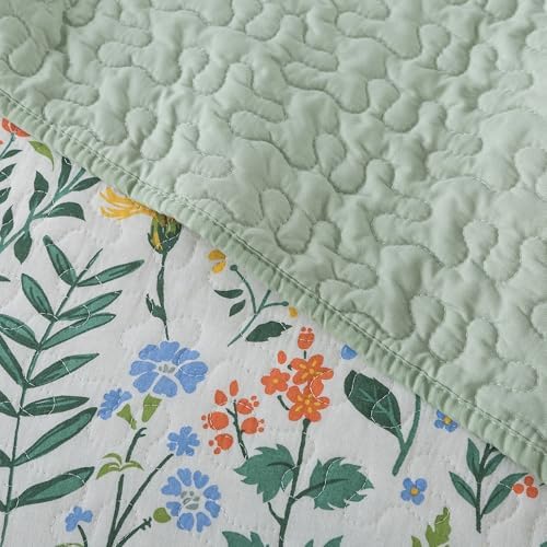 Etwel Queen Quilt Bedding Set Soft Reversible Cotton Bedspread with 2 Pillow Shams