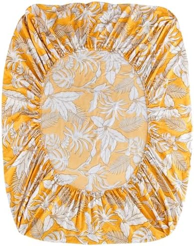 Gogreen 3PC Twin XL Sheet Set - Yellow Leaves