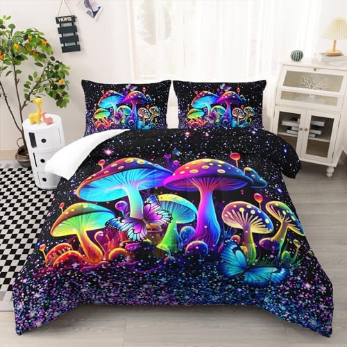 Kids Mushroom Comforter Set Queen Size
