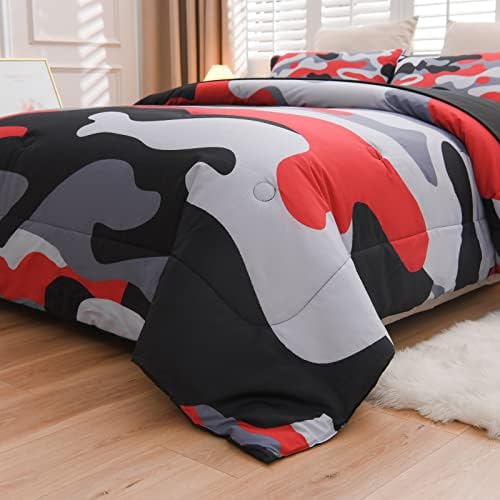 Meeting Story Camouflage Comforter Set 5PCS Full