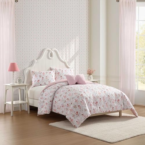 Laura Ashley Kids Comforter Set - Ballerina Divas Pink Twin