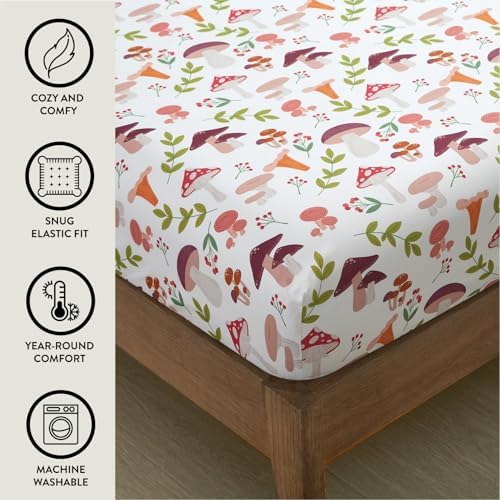 Urban Lifestyle 4 Piece Sheet Set Wild Mushroom Print Full