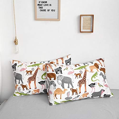 BlueBlue Safari Kids Duvet Cover Set Twin 1