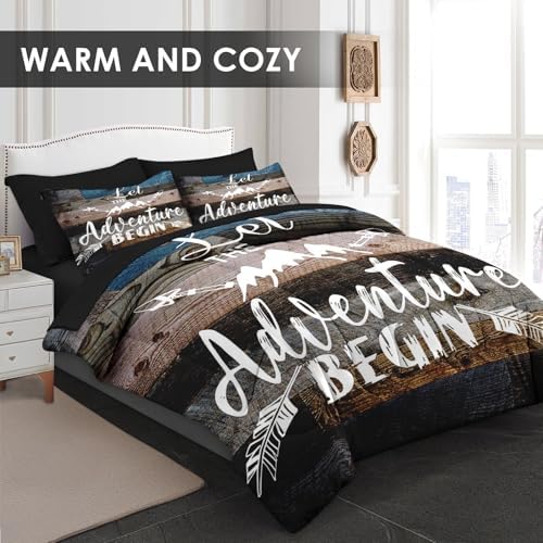 WeCozy 7 Pcs Queen Comforter Set with Shams Pillowcases