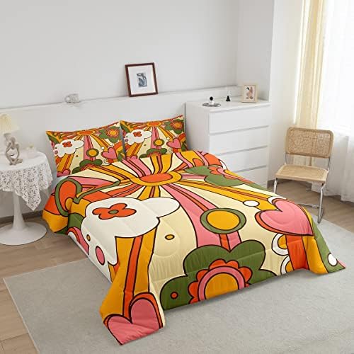Erosebridal Vintage Boho Comforter Set Twin