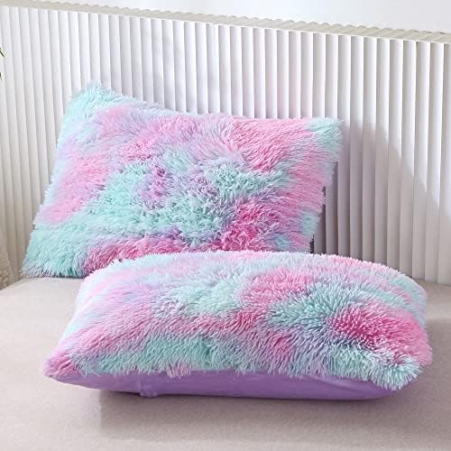 RYNGHIPY Purple Tie Dye Duvet Cover Set Twin Size 1