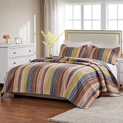Greenland Home 100 Cotton Reversible Quilt Set Katy