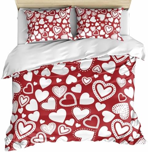 ZOE GARDEN Valentines Bed Duvet Cover Set