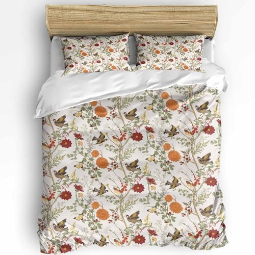 OComster California King Quilt Cover Set with 2 Pillow Sham