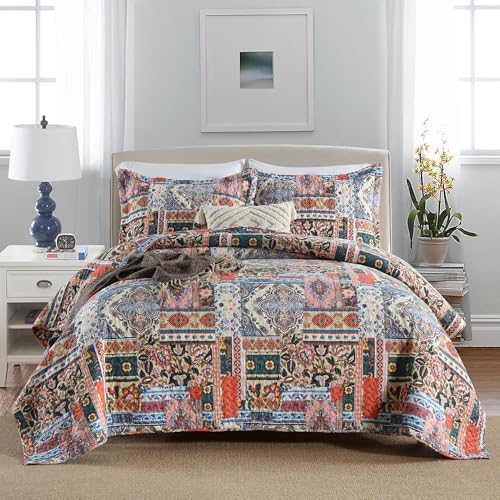 VISIMISI Cotton Reversible Quilt Set King Size 1
