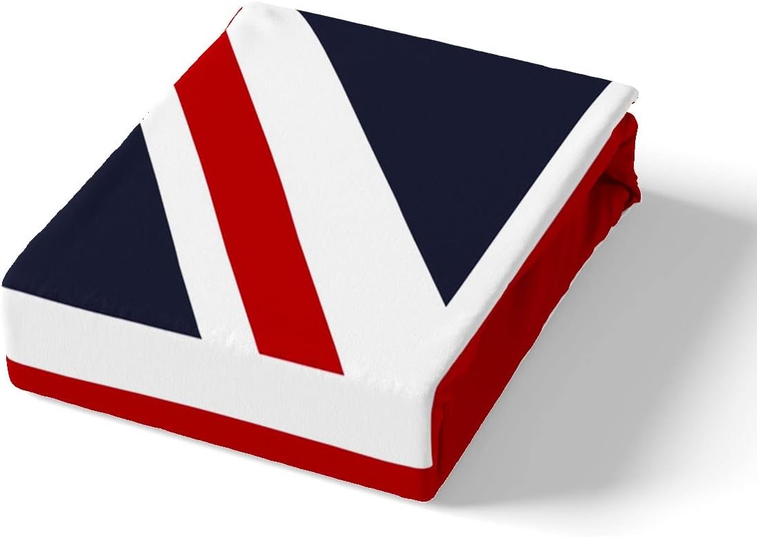 Feelyou British Flag Bed Sheet Set Twin Size