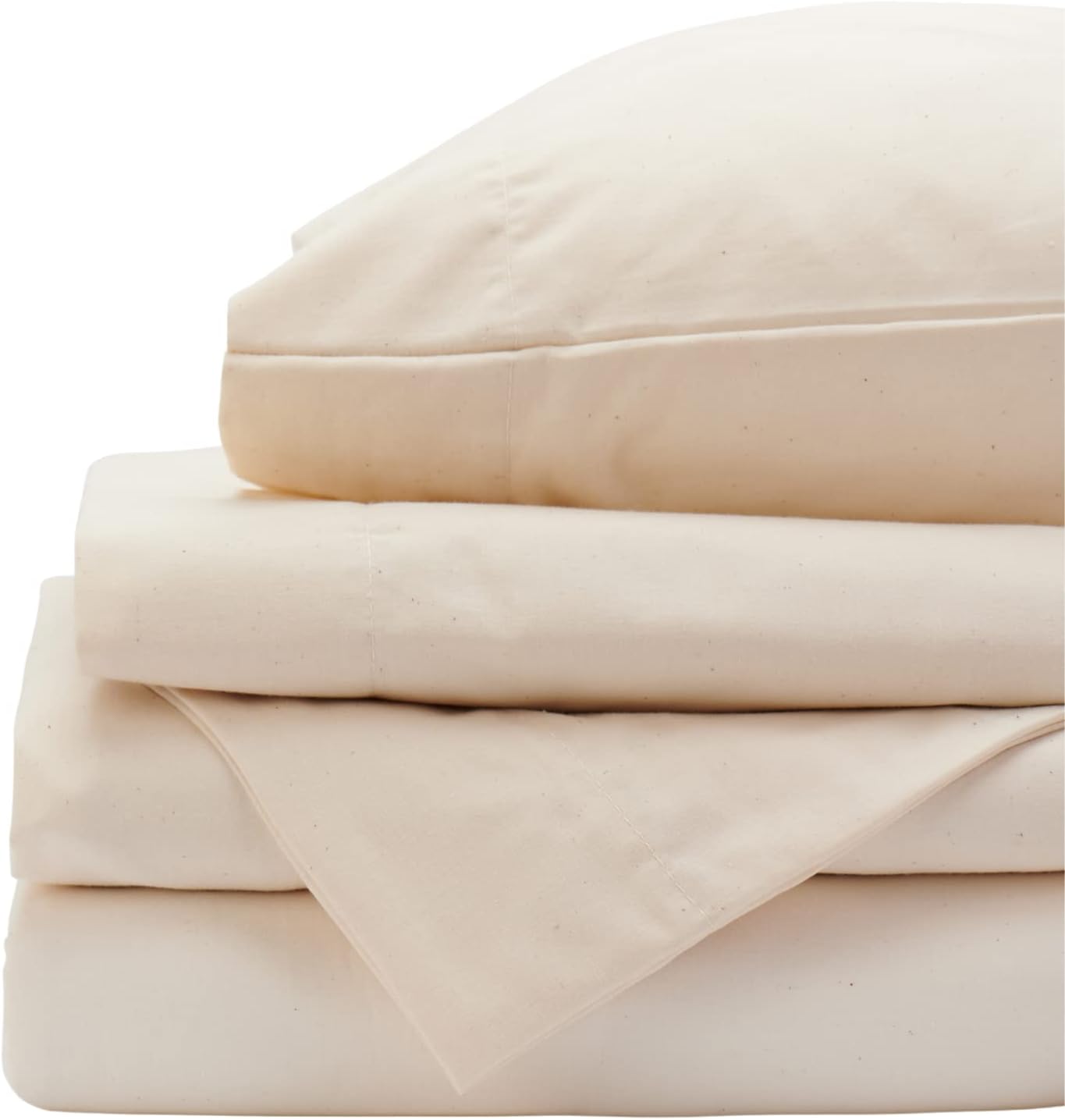 Red Land Cotton Luxury Sheet Set - Queen Size Natural