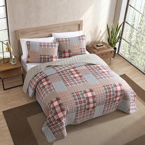 Eddie Bauer King Quilt Set - Hawthorne Brown