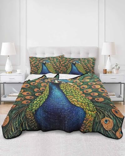 PRINT PICTURE ARTHOME Twin XL Quilt Set with Pillow Covers