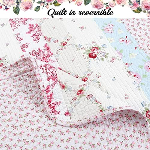Cozy Line 100 Cotton Reversible Quilt Bedding Set