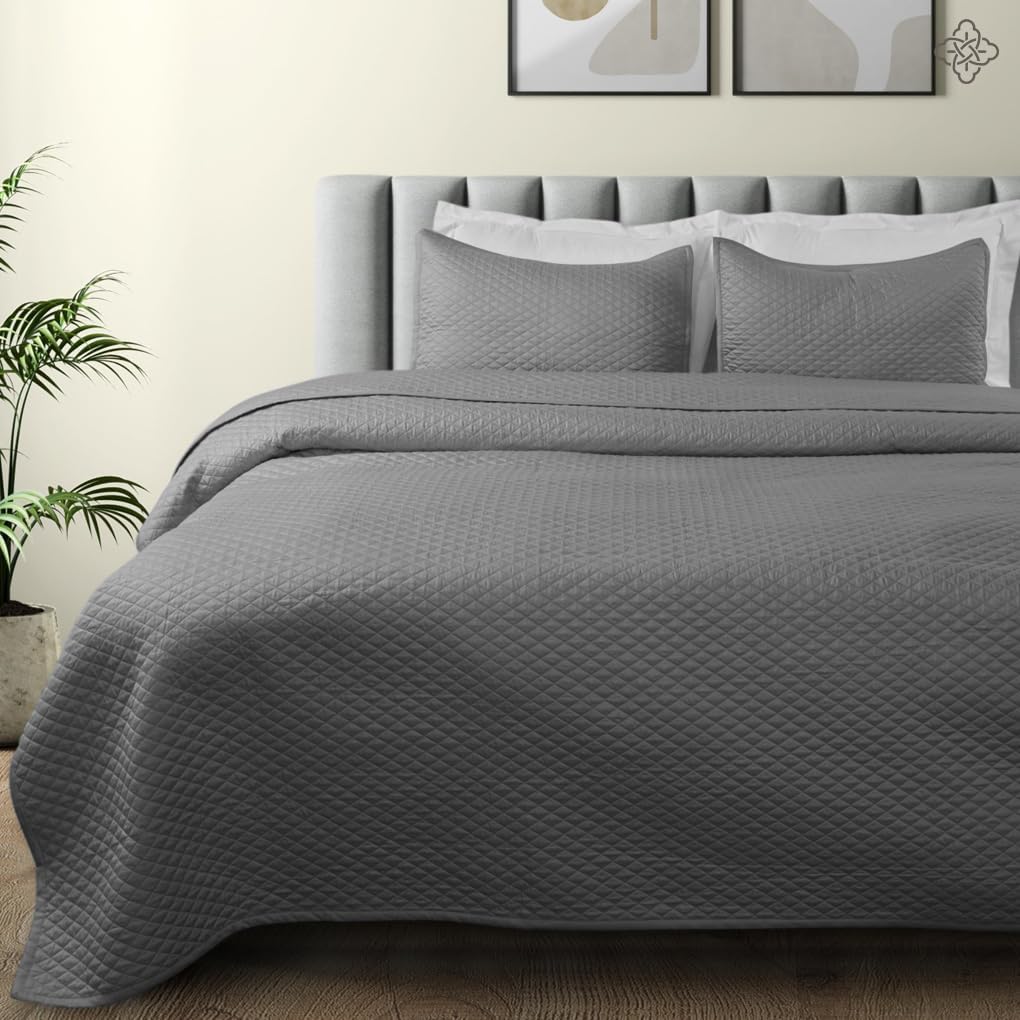 BIOWEAVES Organic Cotton Queen Quilt Set