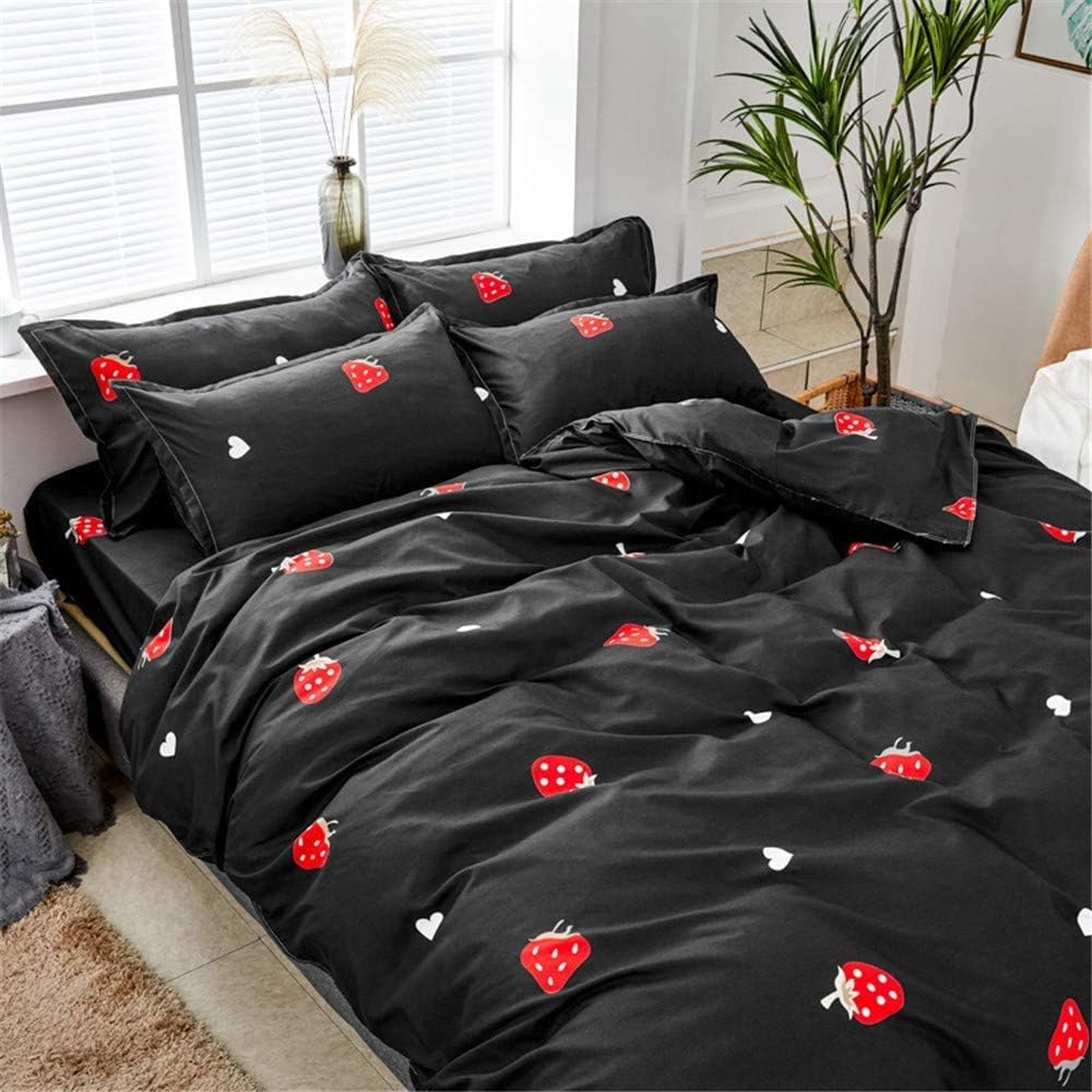 Erosebridal Strawberry Duvet Cover Set Queen Size
