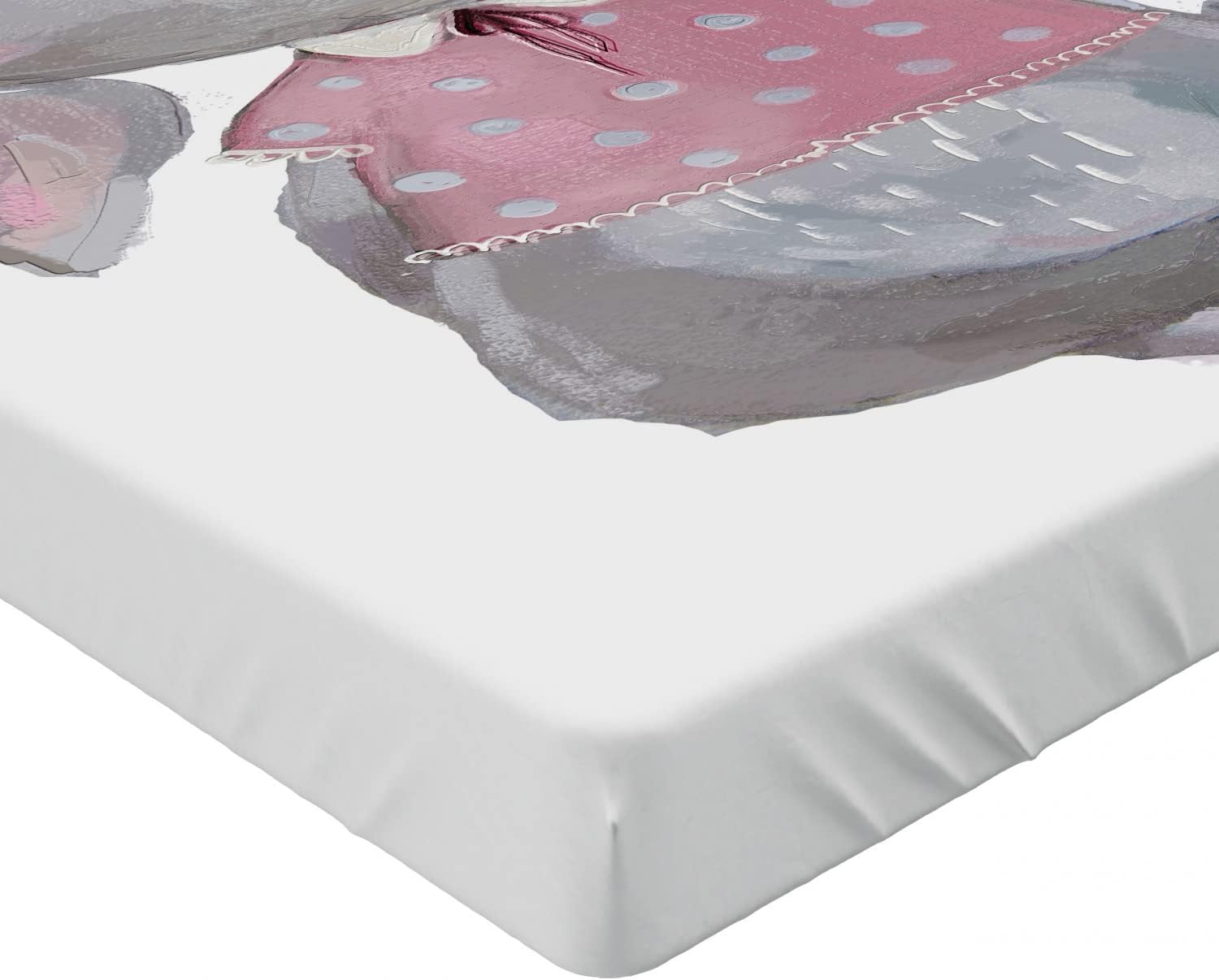 Ambesonne Flower Fitted Sheet - California King